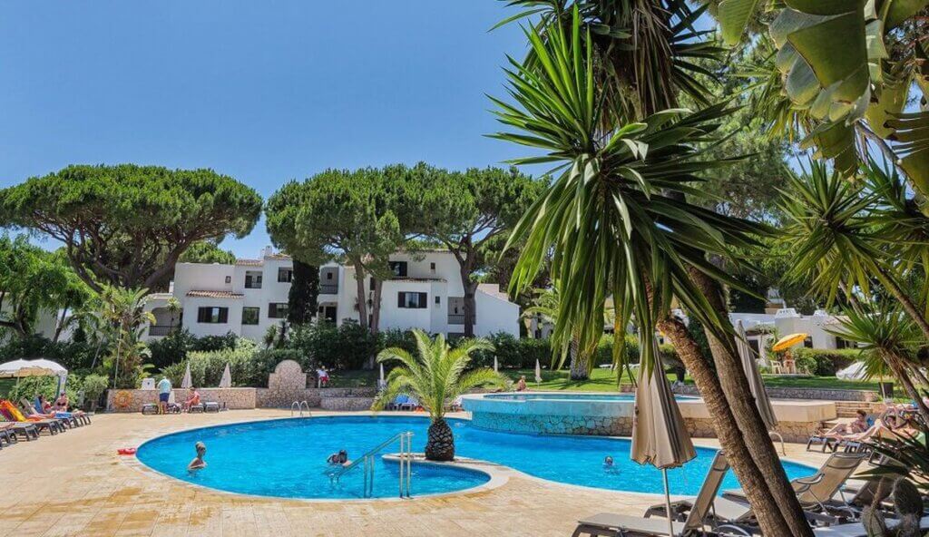 Balaia Golf Resort outside with pool