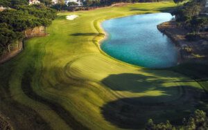 Quinta do Lago North Course aerial lake