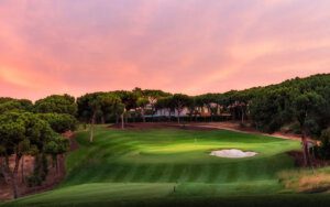 Quinta do Lago North Course sunset green
