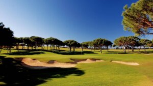 Pine Cliffs Golf Course bunker and green