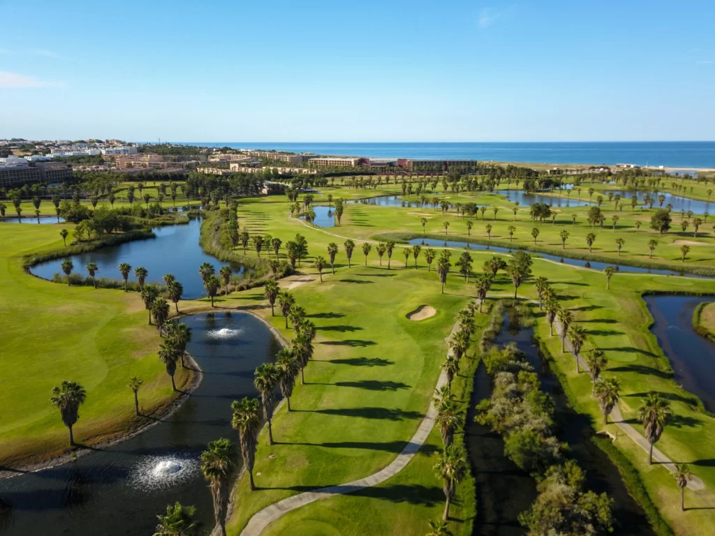 Salgados Golf Course Drone Lakes and Fairways