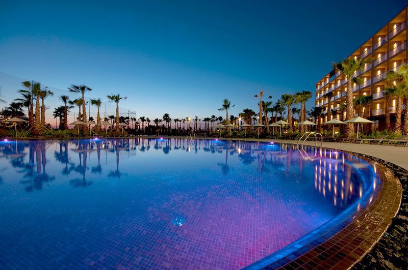 Salgados Palace Outside Sunset